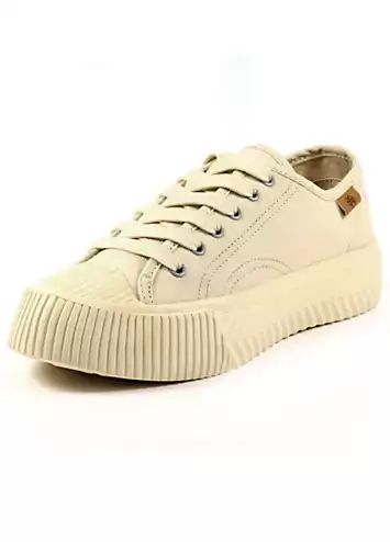 Lazy Dogz Jayne Beige Trainers | Grattan