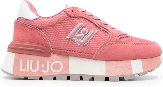 LIU JO Amazing 25 flatform sneakers Pink