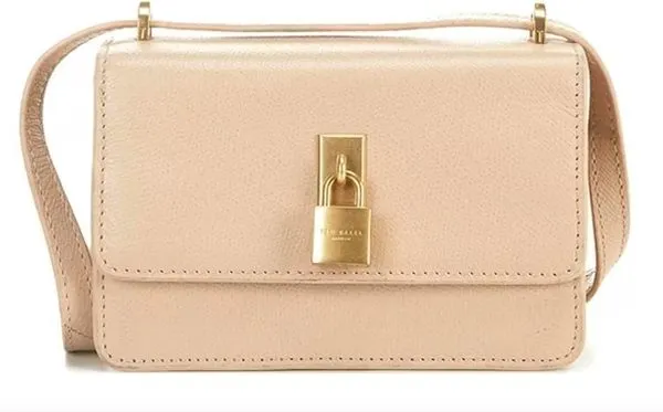 London Ssloane Mini Shoulder Padlock Bag - Taupe