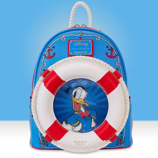 Loungefly x Disney Donald Duck 90th Anniversary Mini Backpack