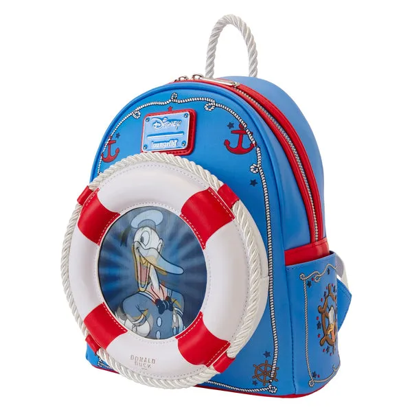 Loungefly x Disney Donald Duck 90th Anniversary Mini Backpack