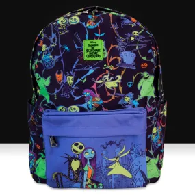 Loungefly x The Nightmare Before Christmas Neon Glow-In-Dark Full-Size Nylon Backpack