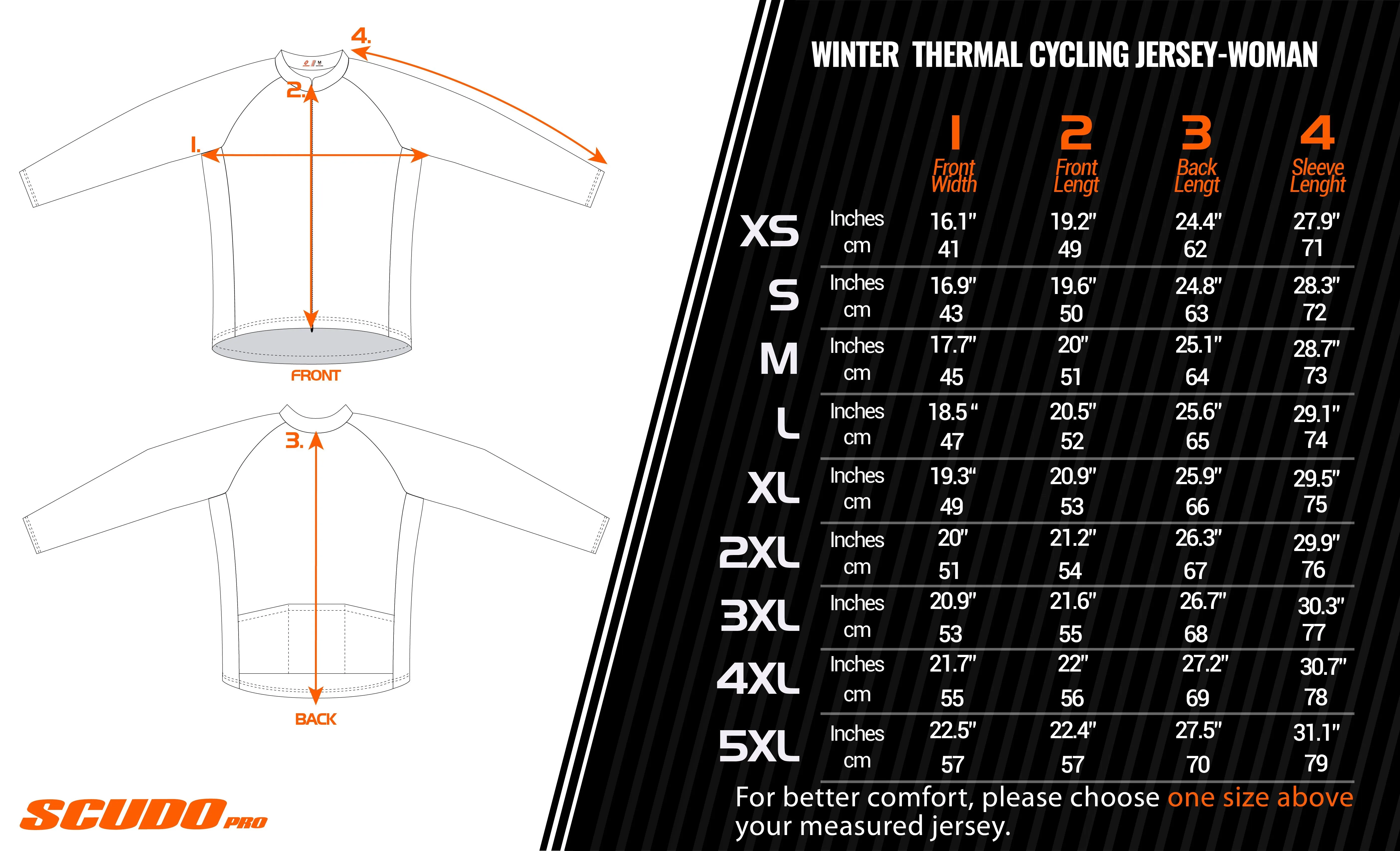 Lucky Goods Winter Thermal Cycling Jersey