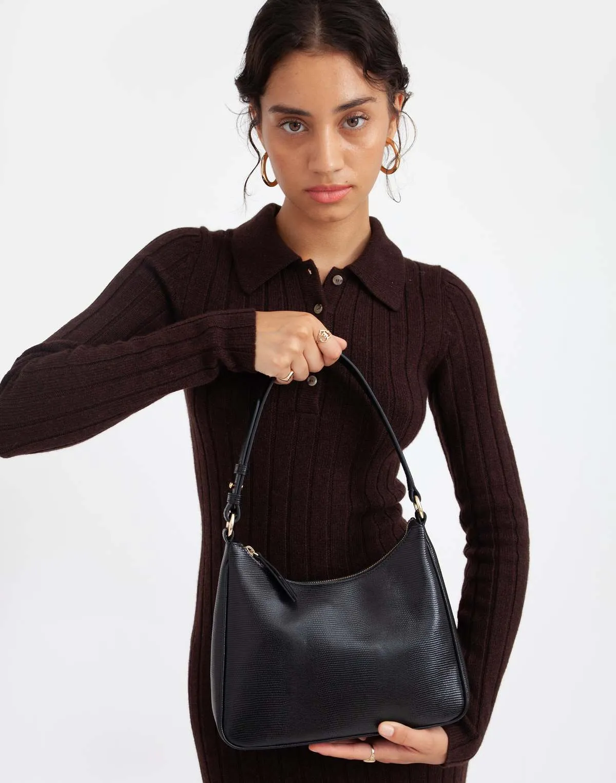 Luxe Medium Shoulder Bag 