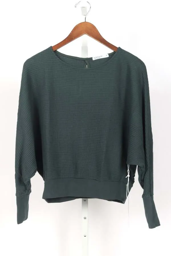 Luxe Thermal Dolman Boatneck - Verde