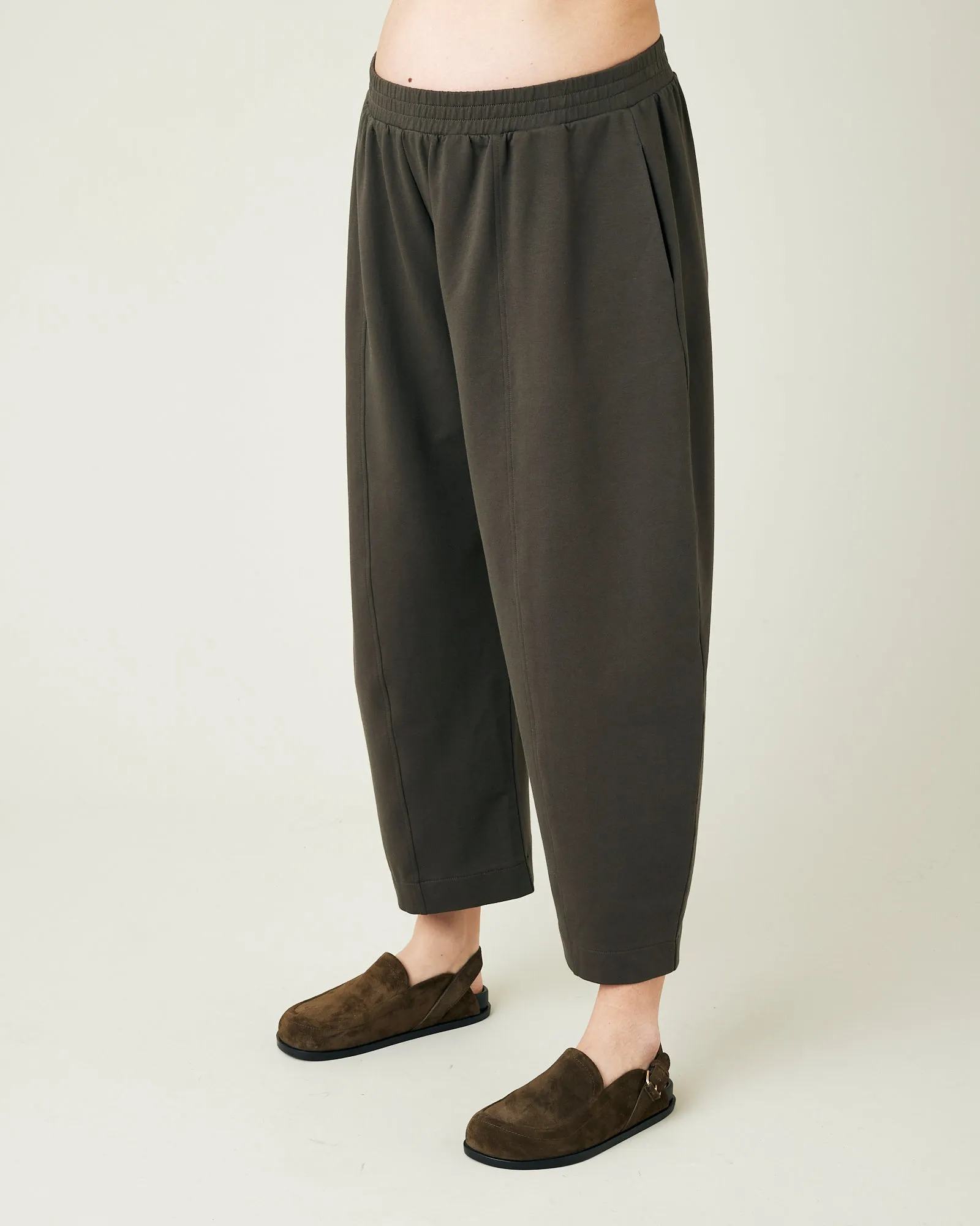 Mabel Espresso Jersey Trousers