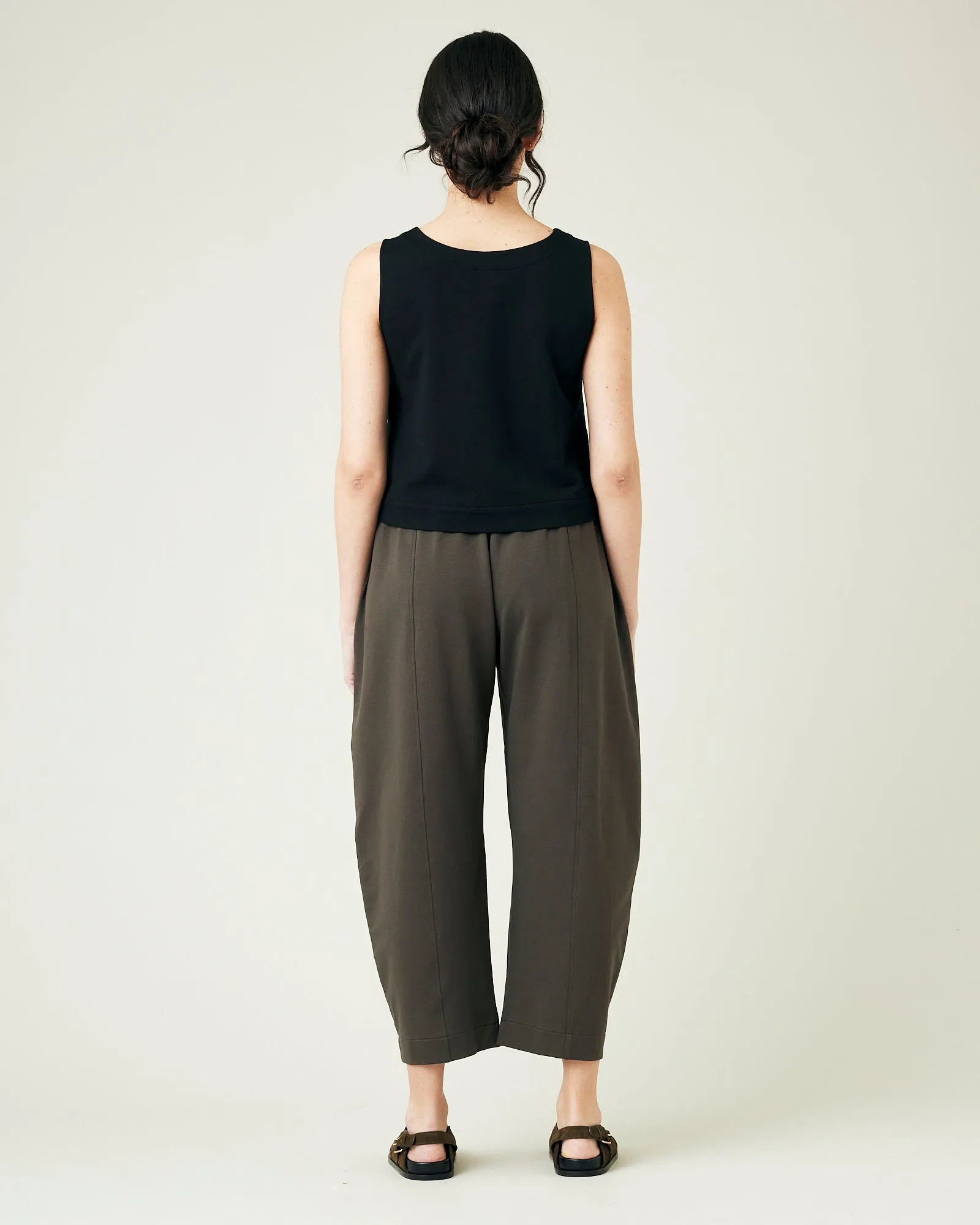 Mabel Espresso Jersey Trousers