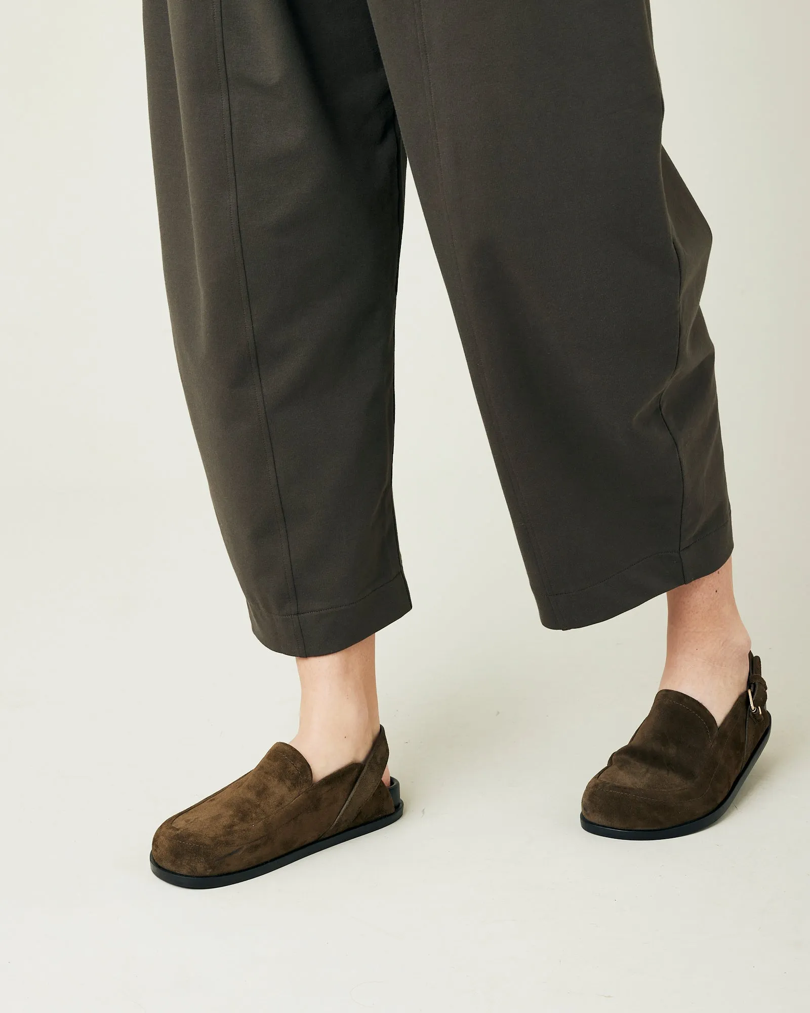 Mabel Espresso Jersey Trousers