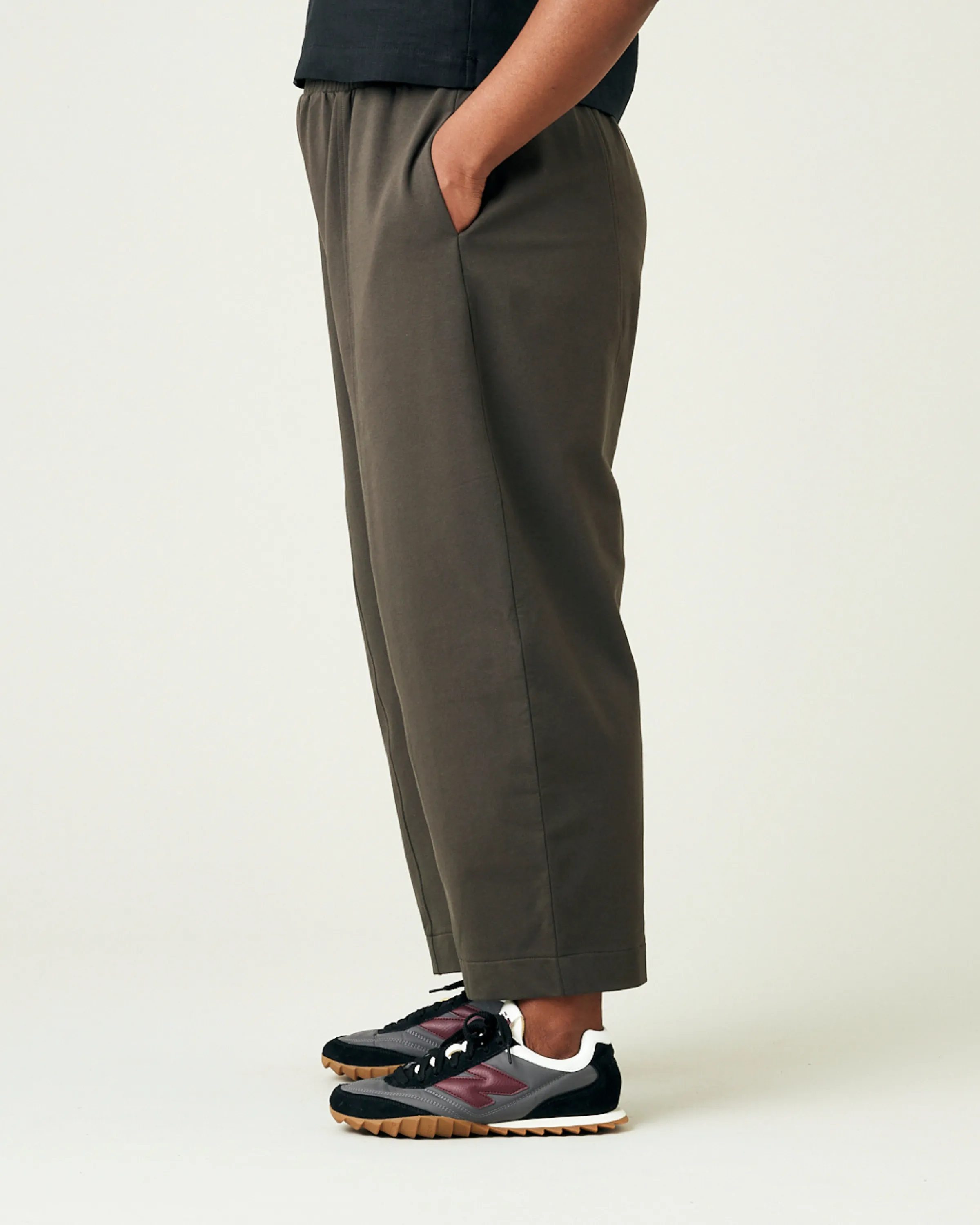 Mabel Espresso Jersey Trousers