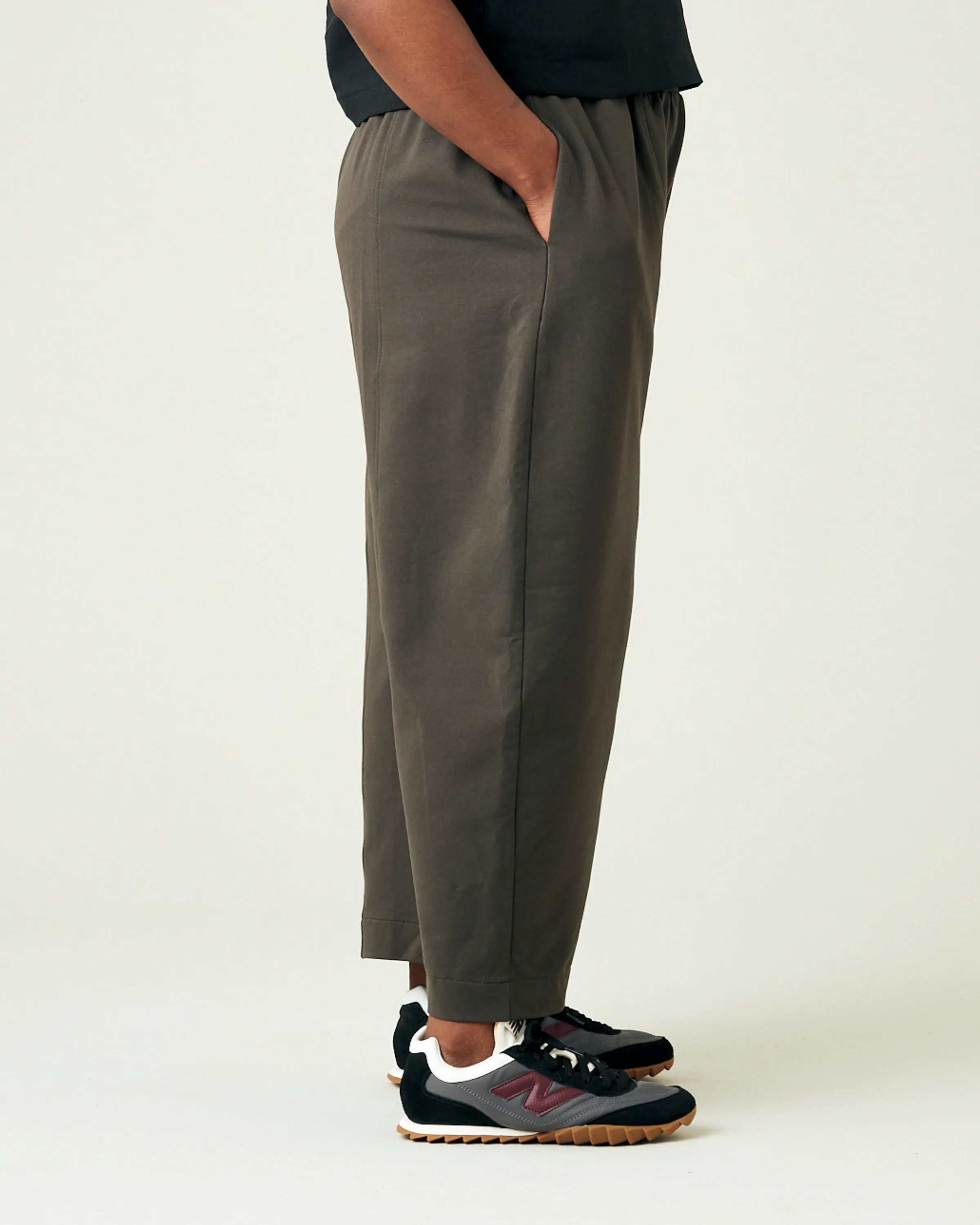 Mabel Espresso Jersey Trousers