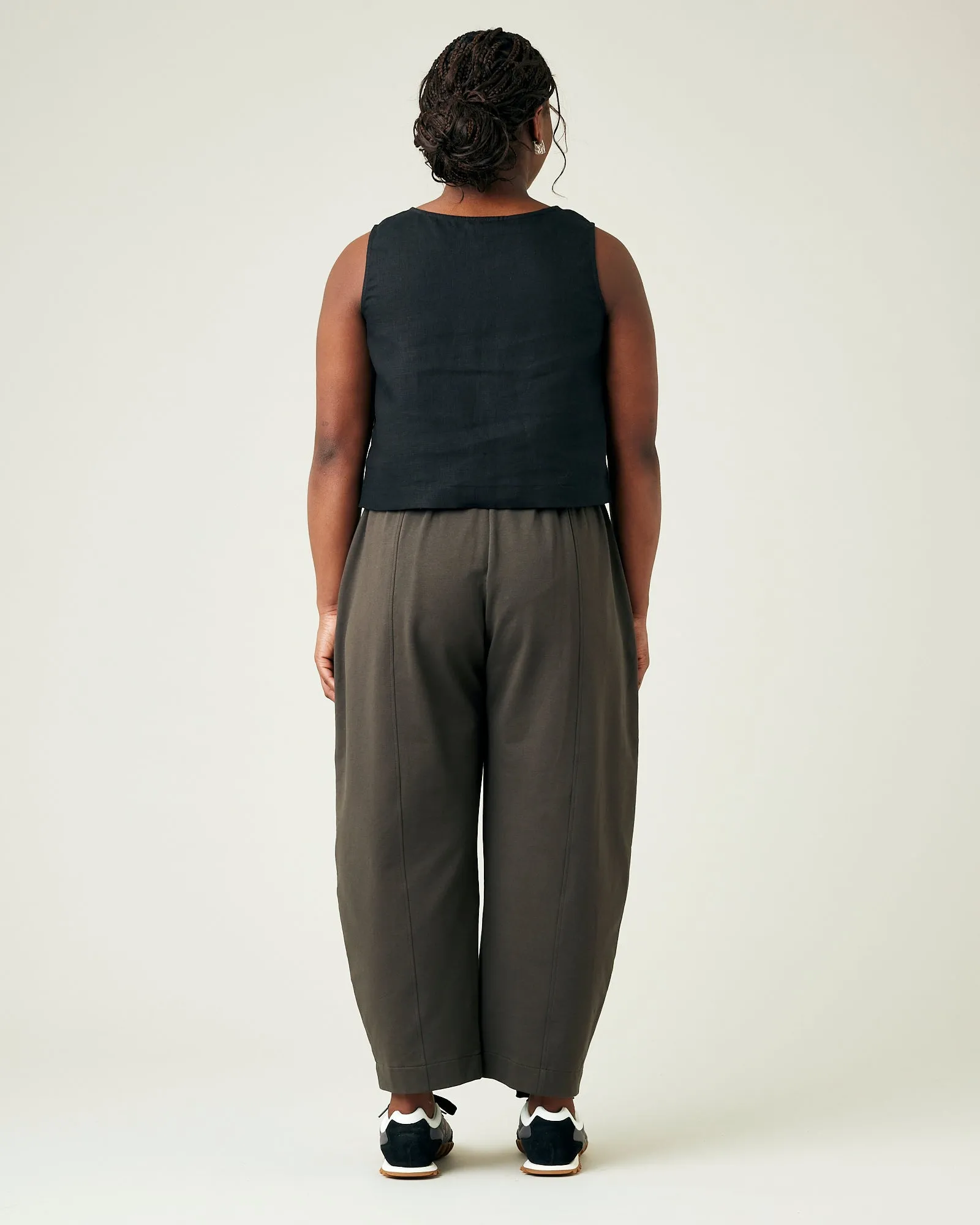 Mabel Espresso Jersey Trousers