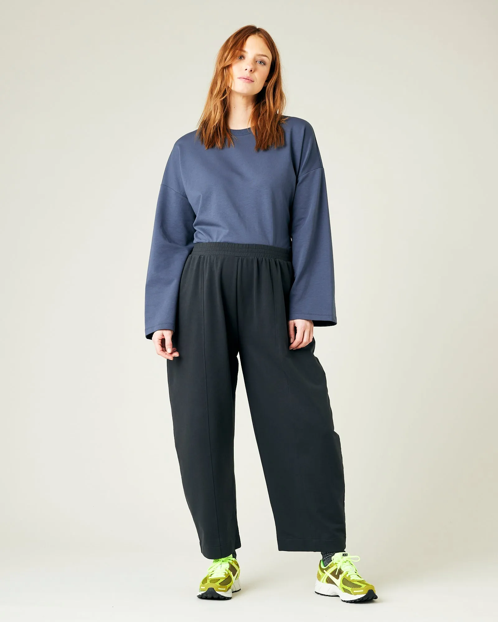 Mabel Slate Jersey Trousers