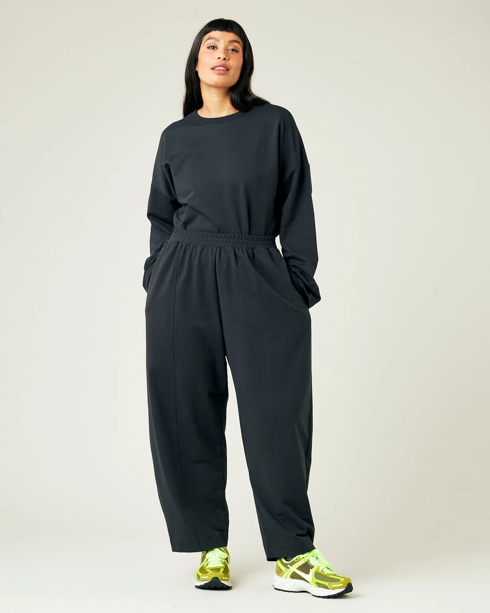 Mabel Slate Jersey Trousers