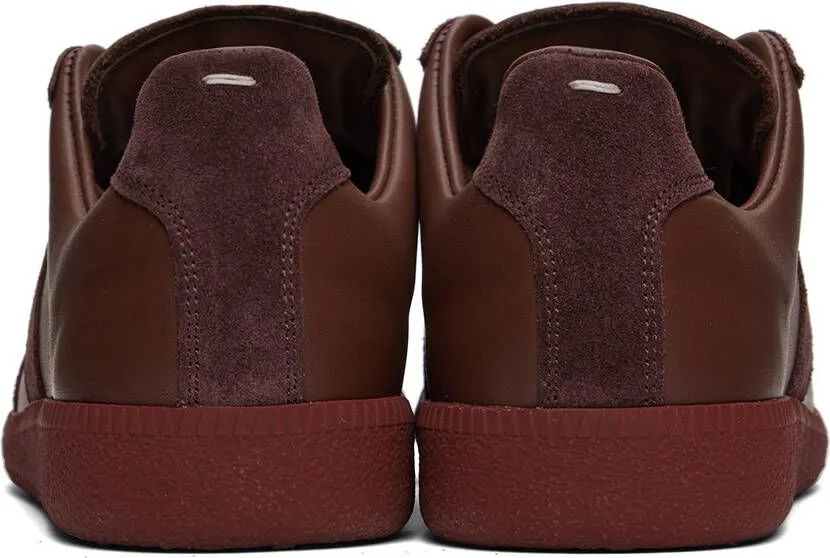 Maison Margiela Burgundy Replica Sneakers