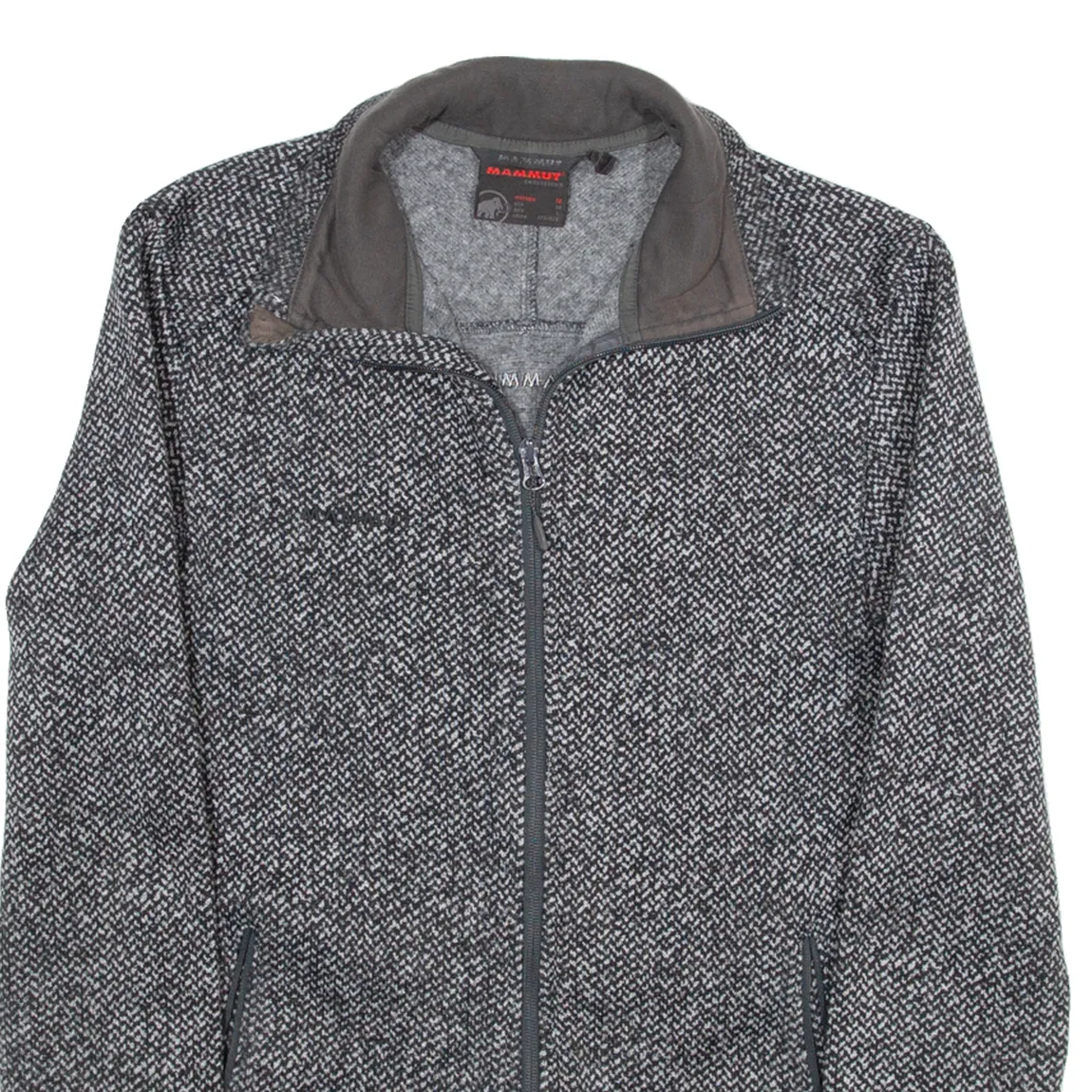 MAMMUT Womens Jacket Grey Herringbone M