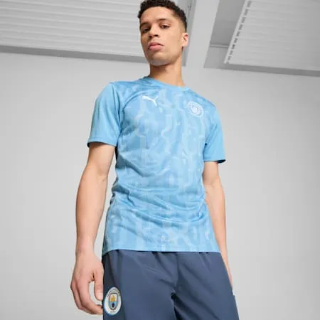 Manchester City 24/25 Pre-Match Men's Short Sleeve Jersey | Team Light Blue-PUMA White | PUMA Shop All Puma | PUMA 