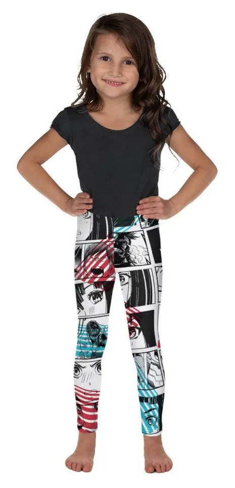 Manga Comic Book Kid's Leggings