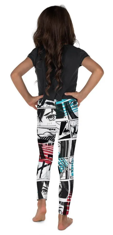 Manga Comic Book Kid's Leggings