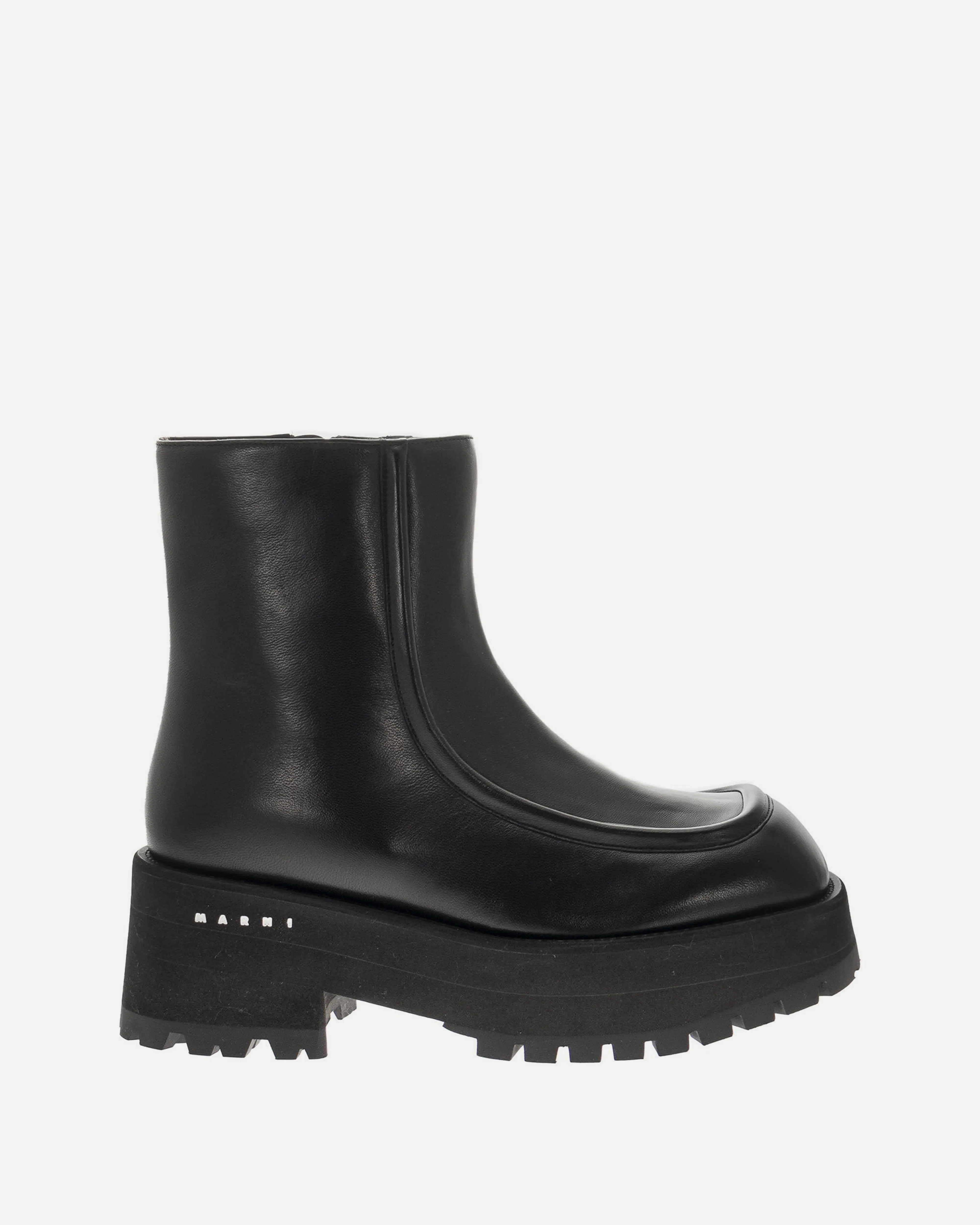 Marni Nappa Ankle Boot in Black