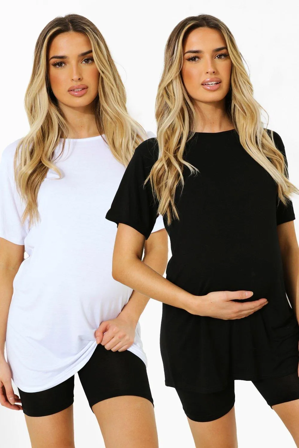 Maternity 2 Pack Crew Neck T-shirt