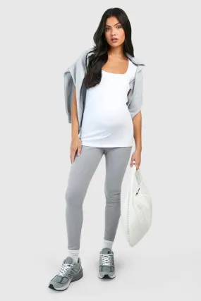 Maternity Brushed Rib Legging