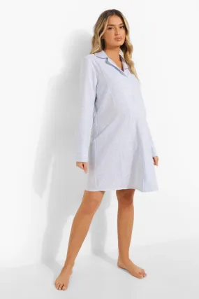 Maternity Cotton Stripe Nightie