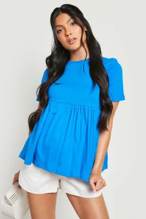 Maternity Crew Neck Smock Top