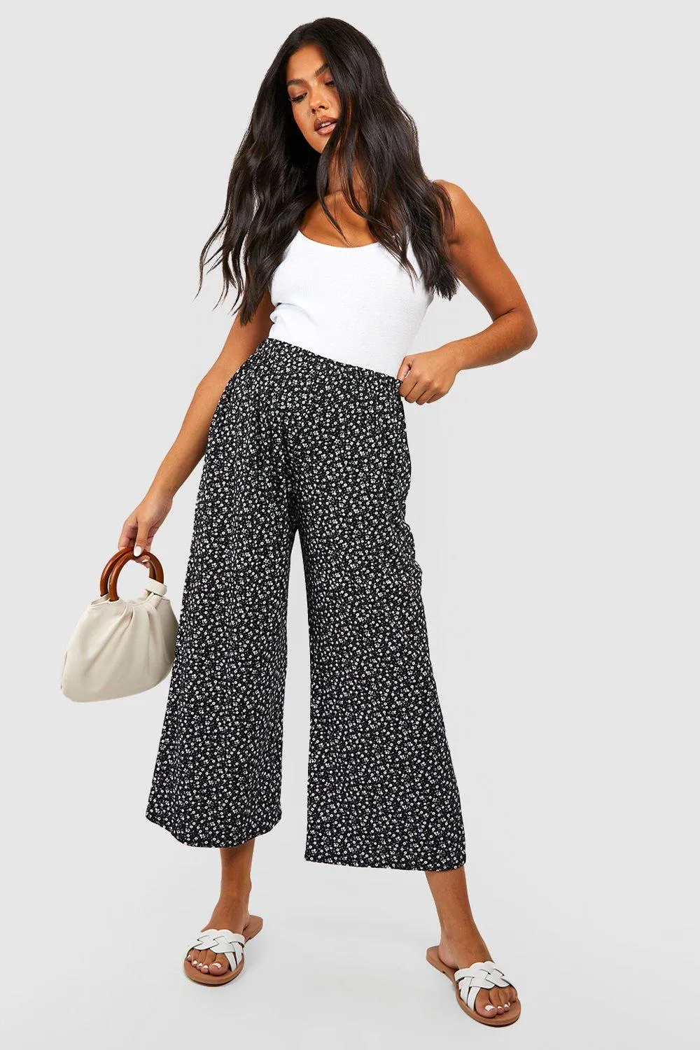 Maternity Ditsy Floral Culottes