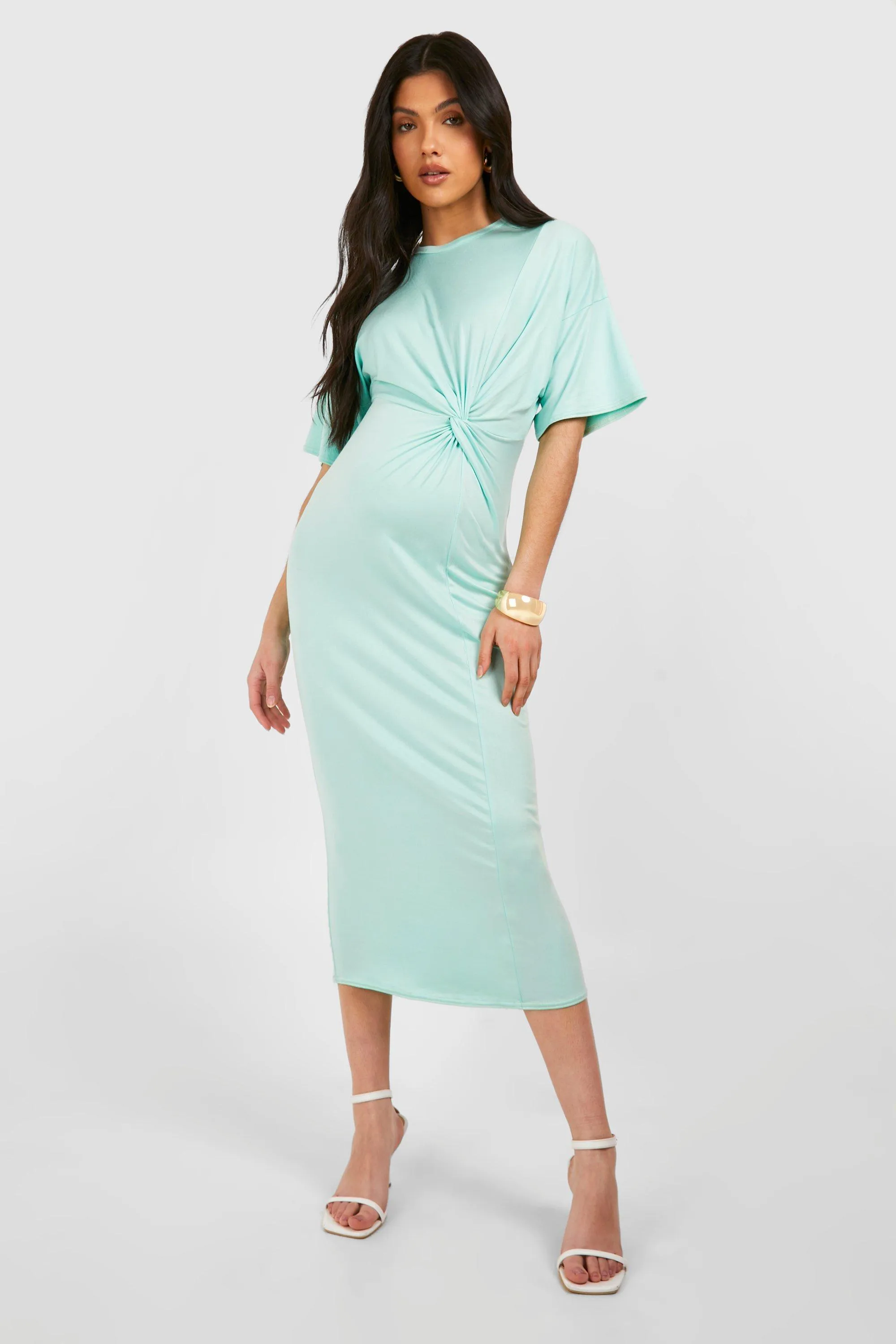 Maternity Knot Supersoft Midi Dress