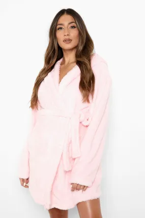 Maternity Momma Bear Fluffy Robe