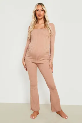 Maternity Rib Flare Lounge Set