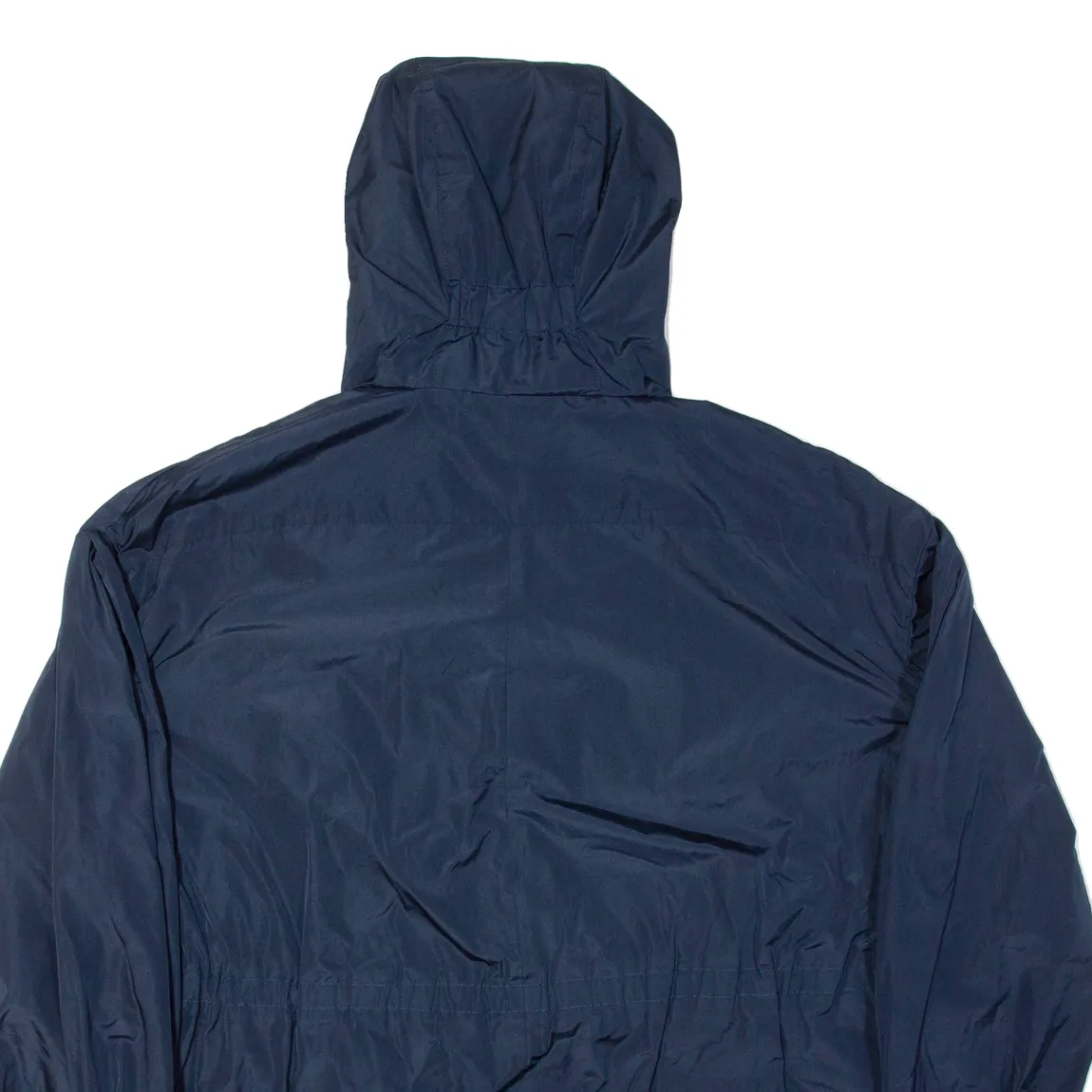 MAX MARA Womens Rain Jacket Blue Hooded UK 10