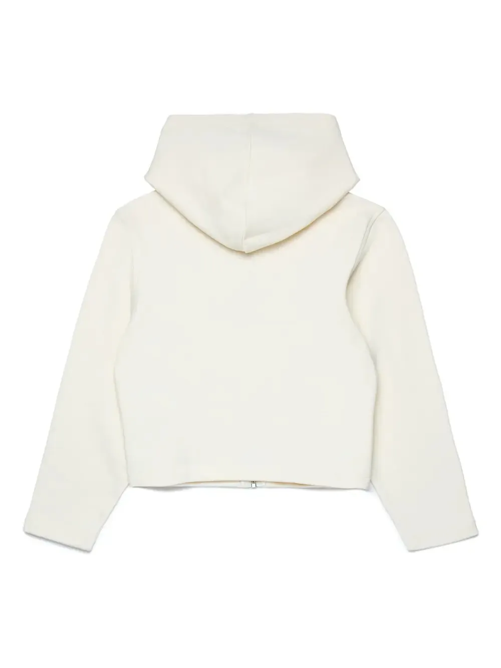 MAX&CO. KIDS White Zip-Up Hoodie With Logo