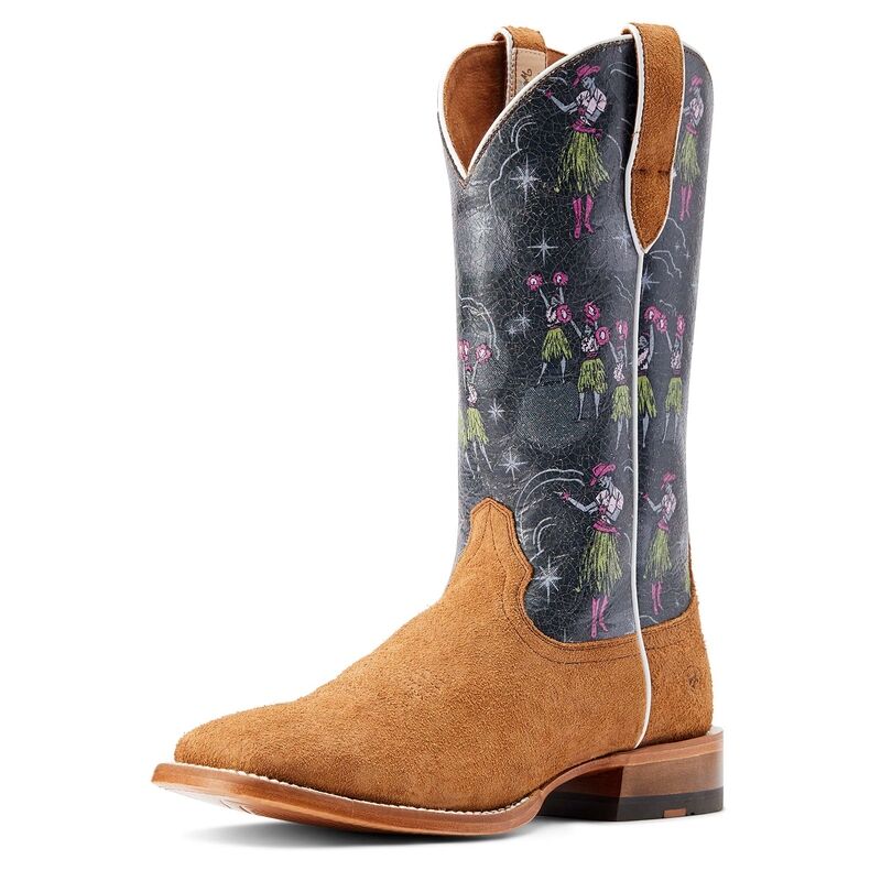 Men's Frontier Western Aloha Western Boot in Rusty/Hula