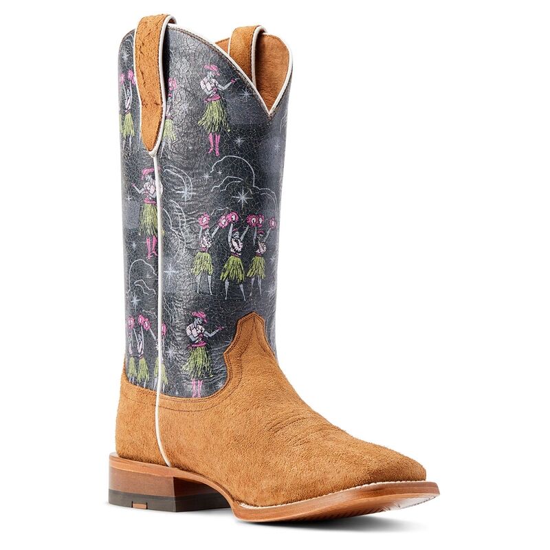 Men's Frontier Western Aloha Western Boot in Rusty/Hula