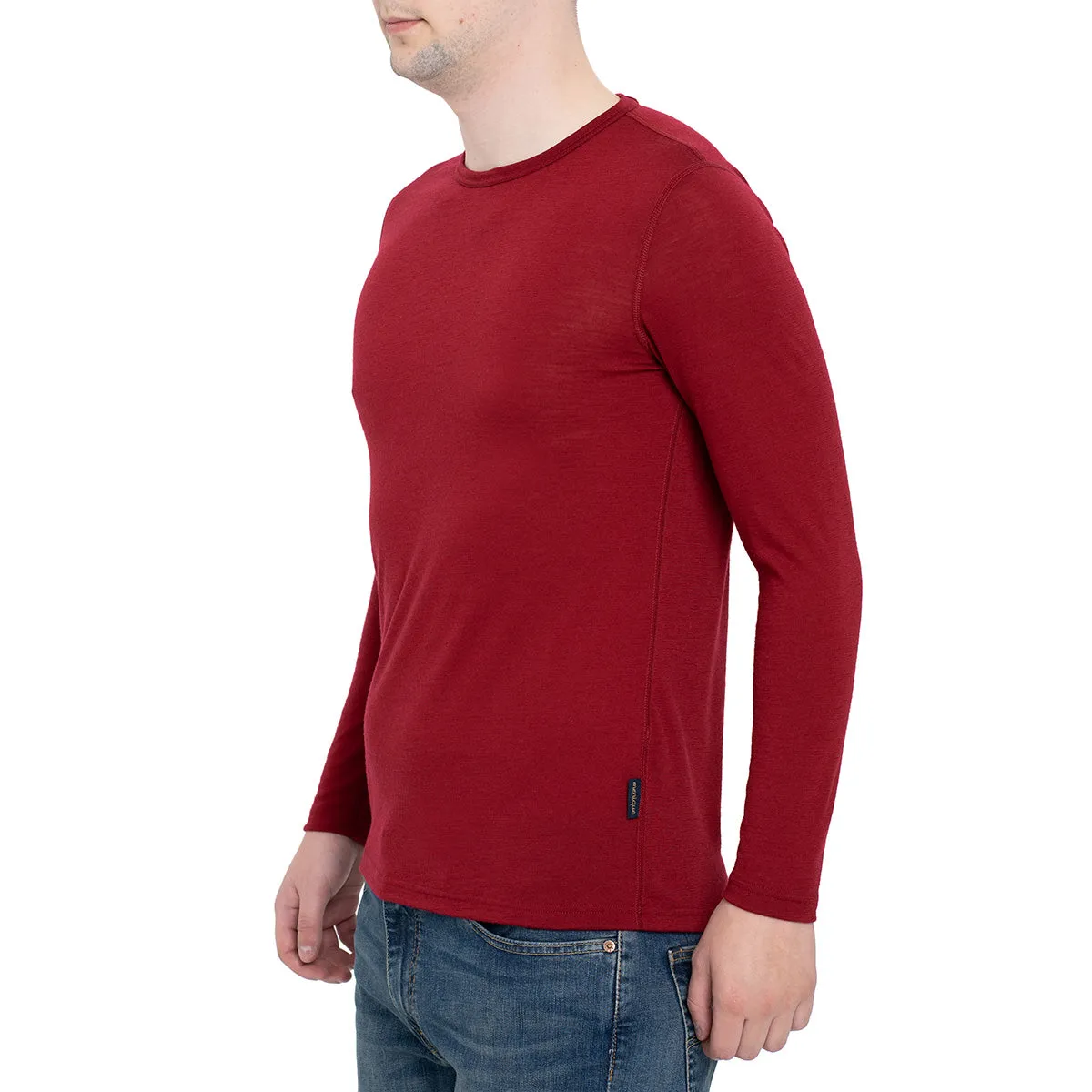 Men's 160 Thermal Long Sleeve Crew Royal Cherry