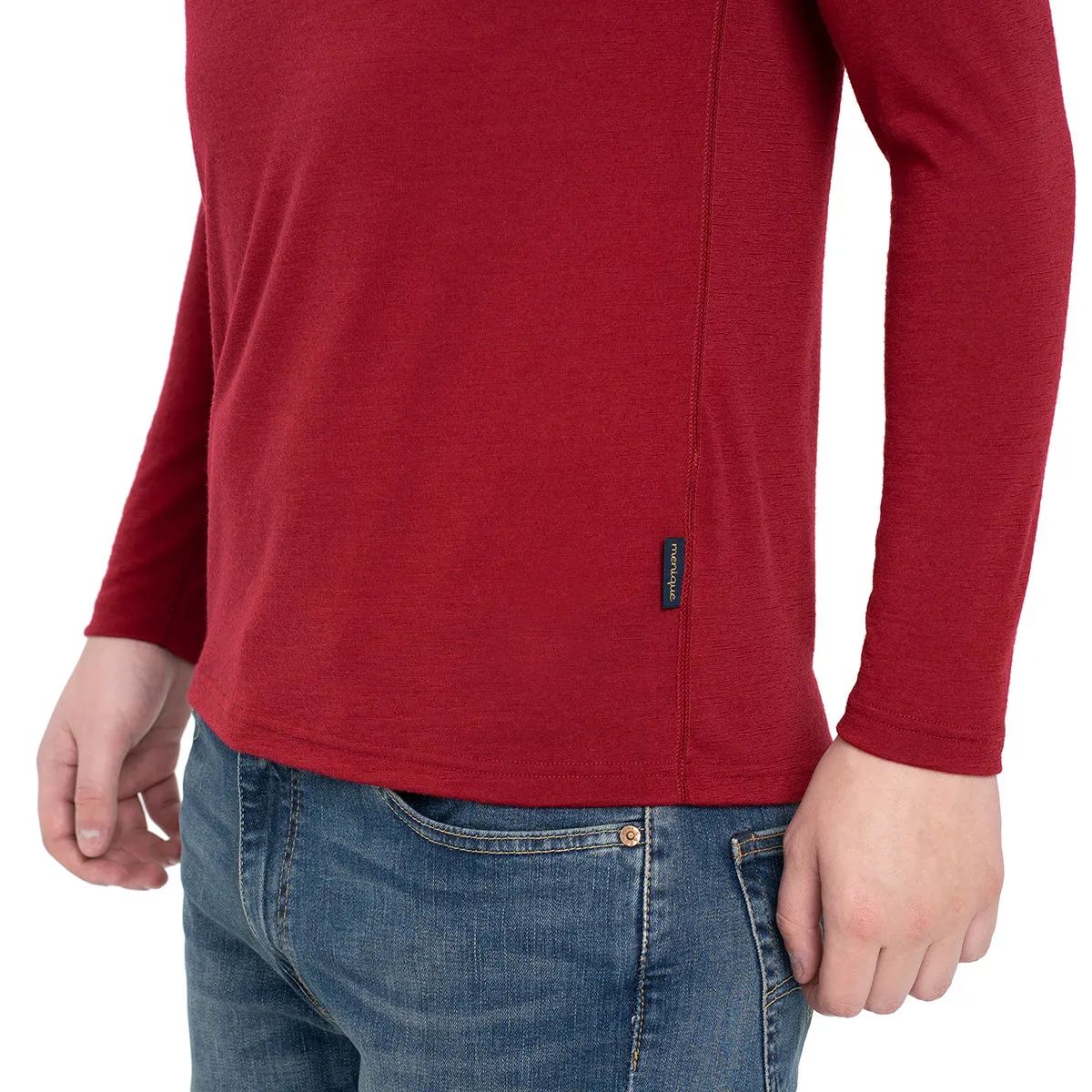 Men's 160 Thermal Long Sleeve Crew Royal Cherry