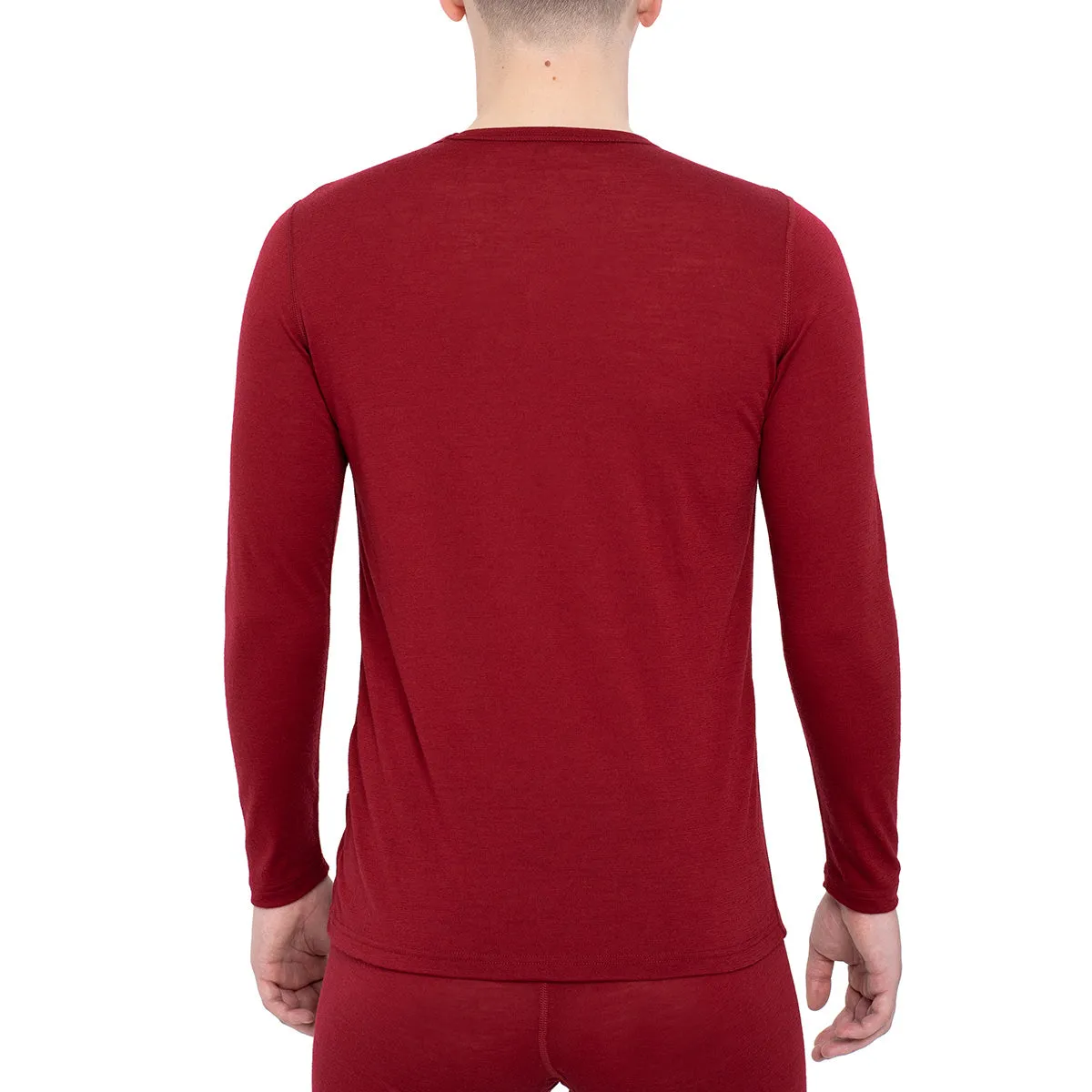 Men's 160 Thermal Long Sleeve Crew Royal Cherry