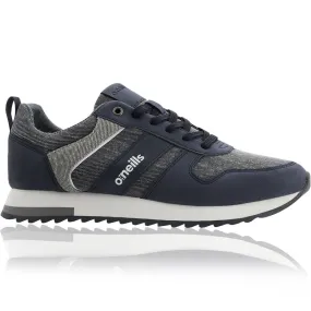 Men's Bruce Retro Trainers Navy / Grey