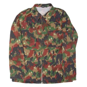 Mens Jacket Brown Camouflage L