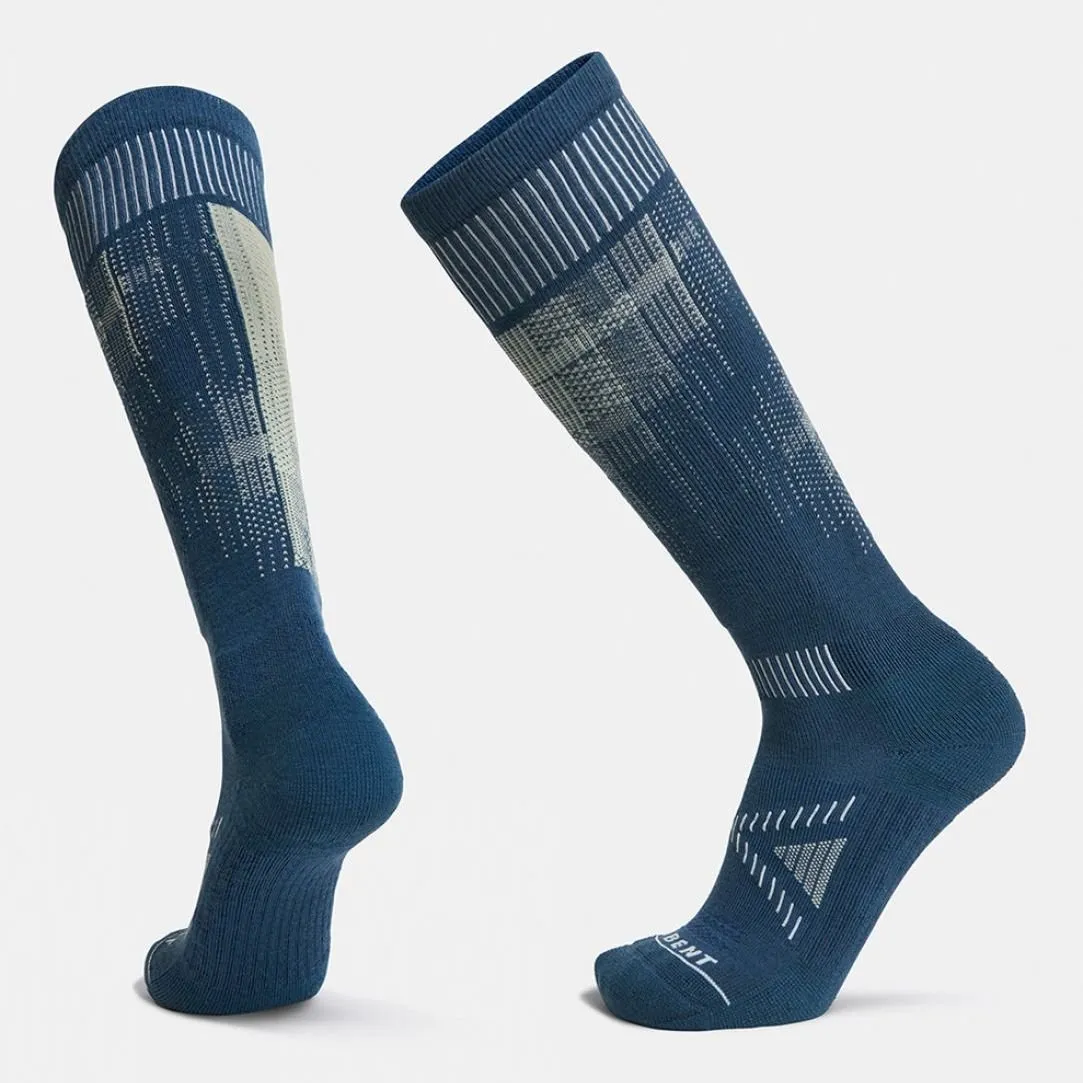 Mens Pixel Light Cushion Ski Socks