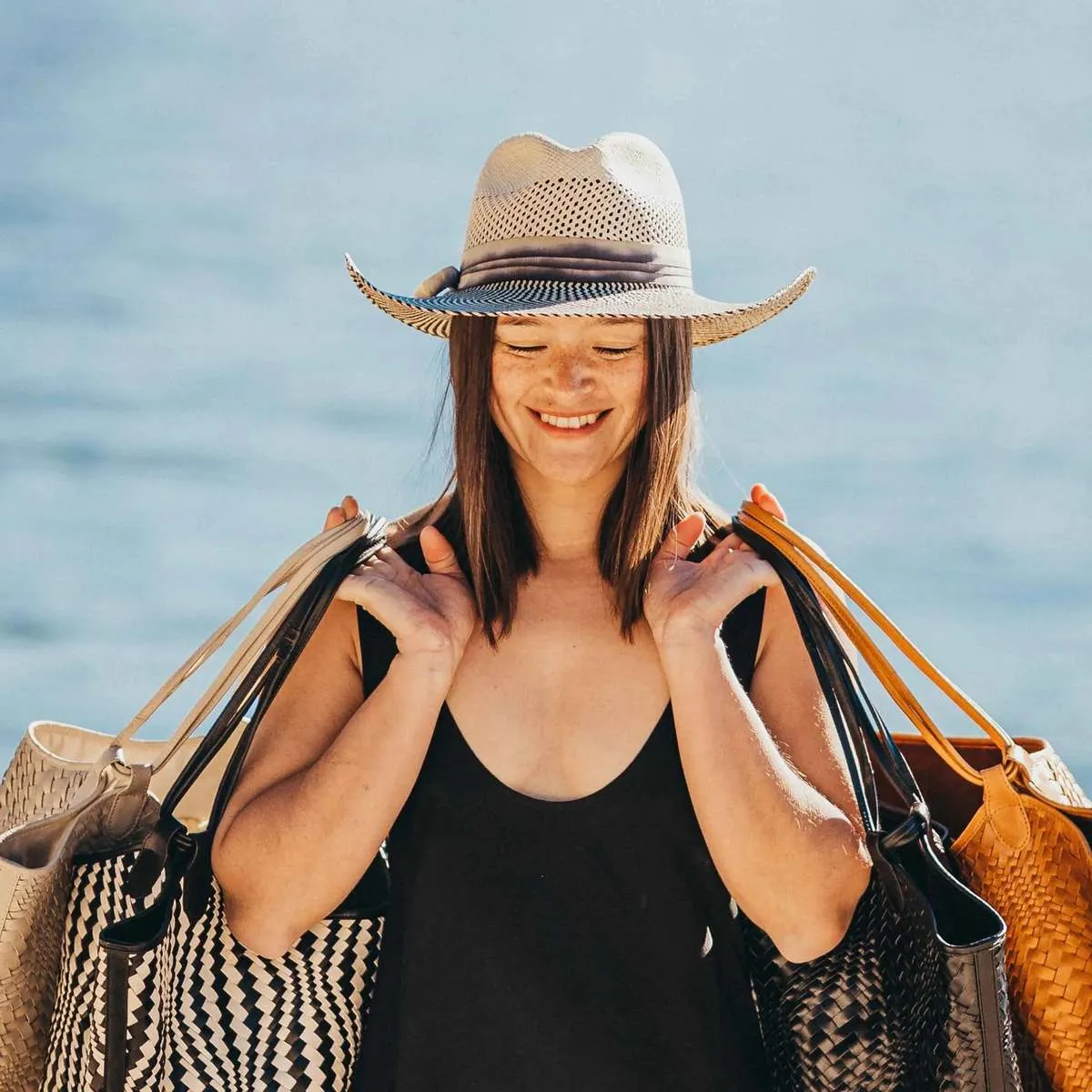 Mesquite Hat - Natural/Black