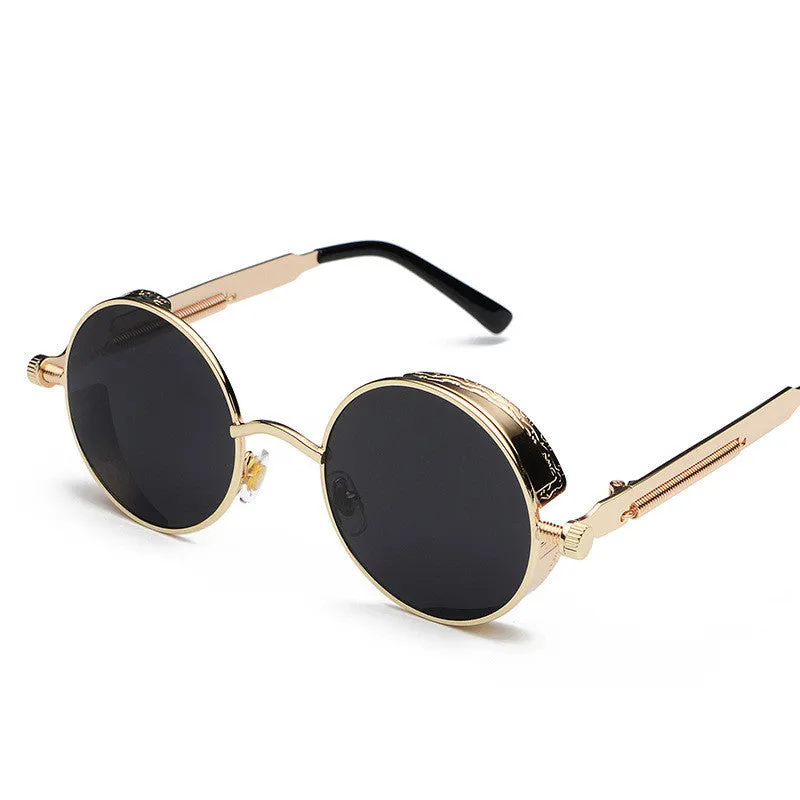 Metal Frame Steampunk Sunglasses