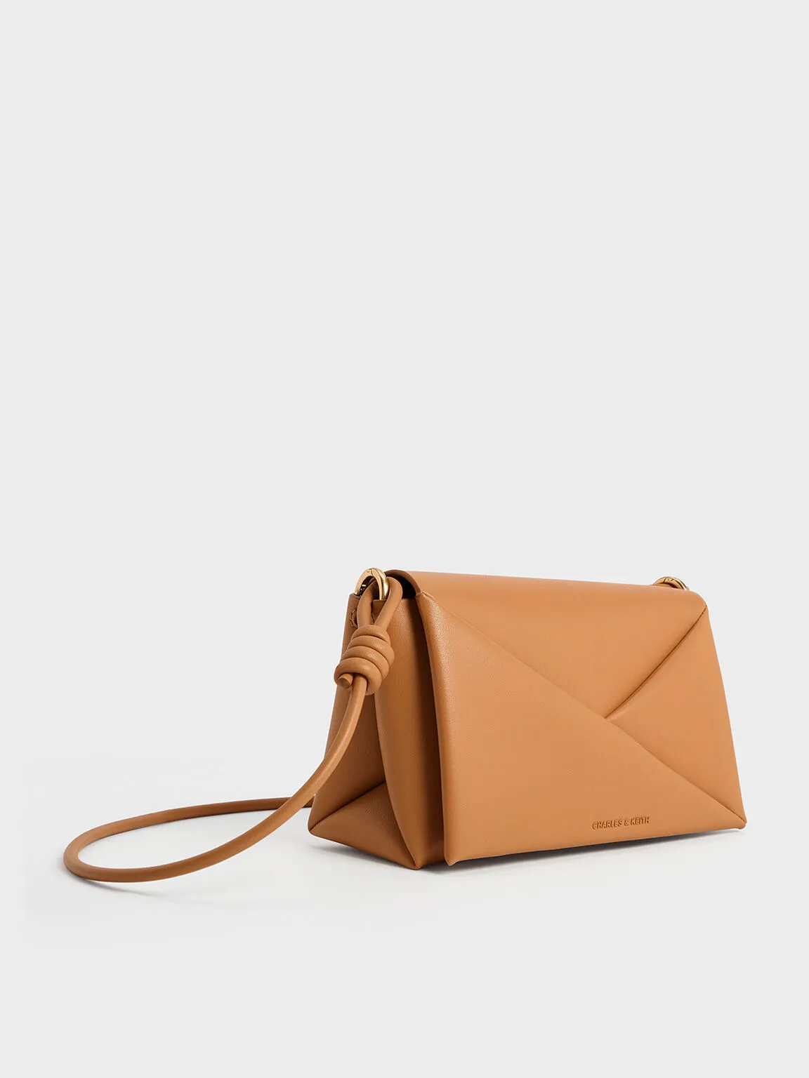 Midori Geometric Shoulder Bag - Toffee