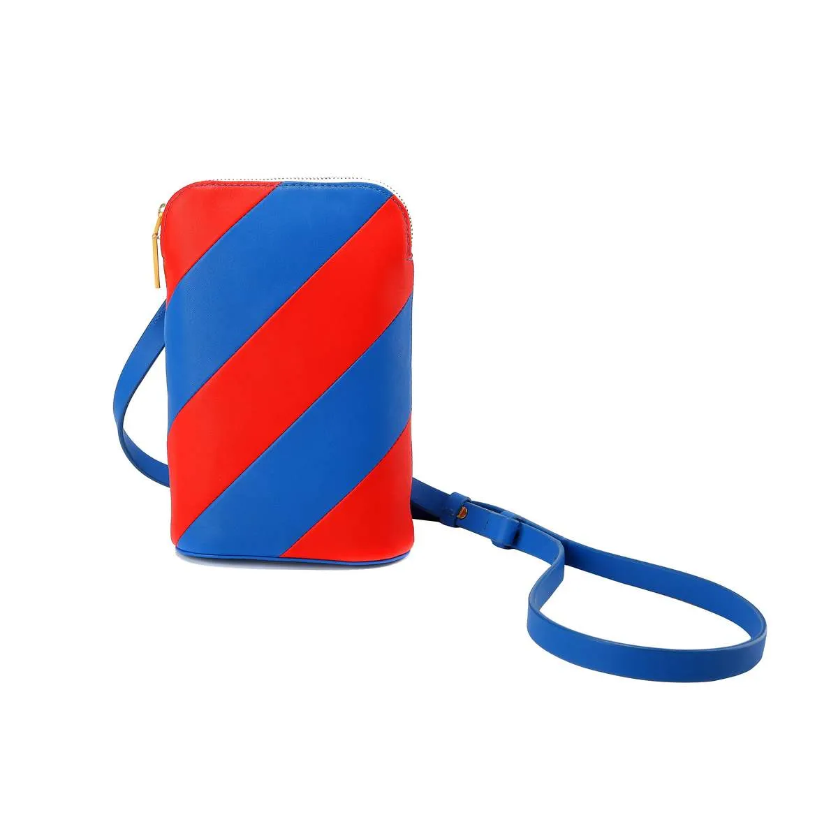 Mini Hama Shoulder Bag -  Red / Ultramarine