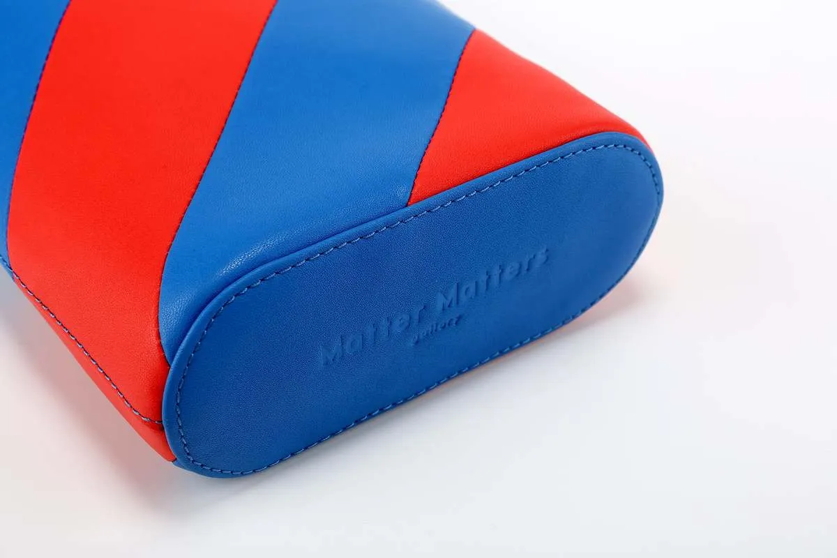 Mini Hama Shoulder Bag -  Red / Ultramarine