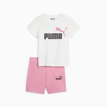 Minicats Tee and Shorts Set - Infants 0-4 years | Fast Pink | PUMA Shop All Puma | PUMA 