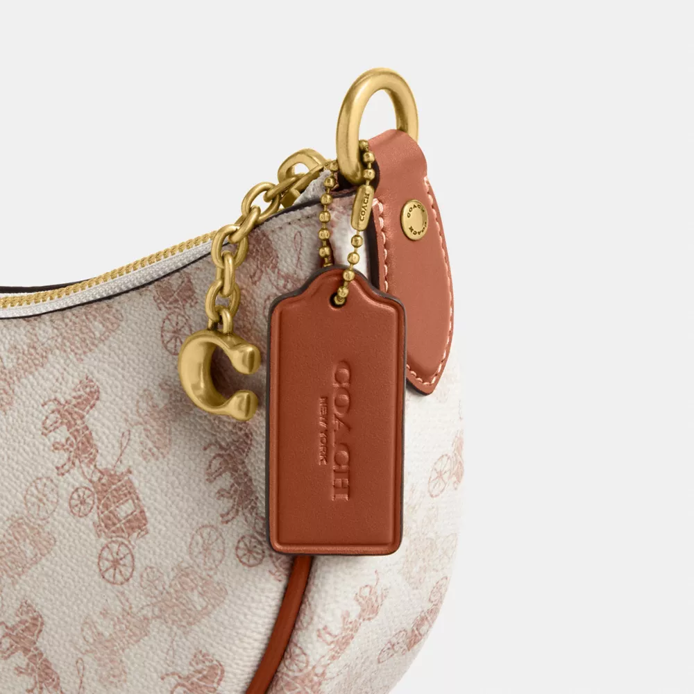 MIRA SHOULDER BAG WITH HORSE AND CARRIAGE PRINT