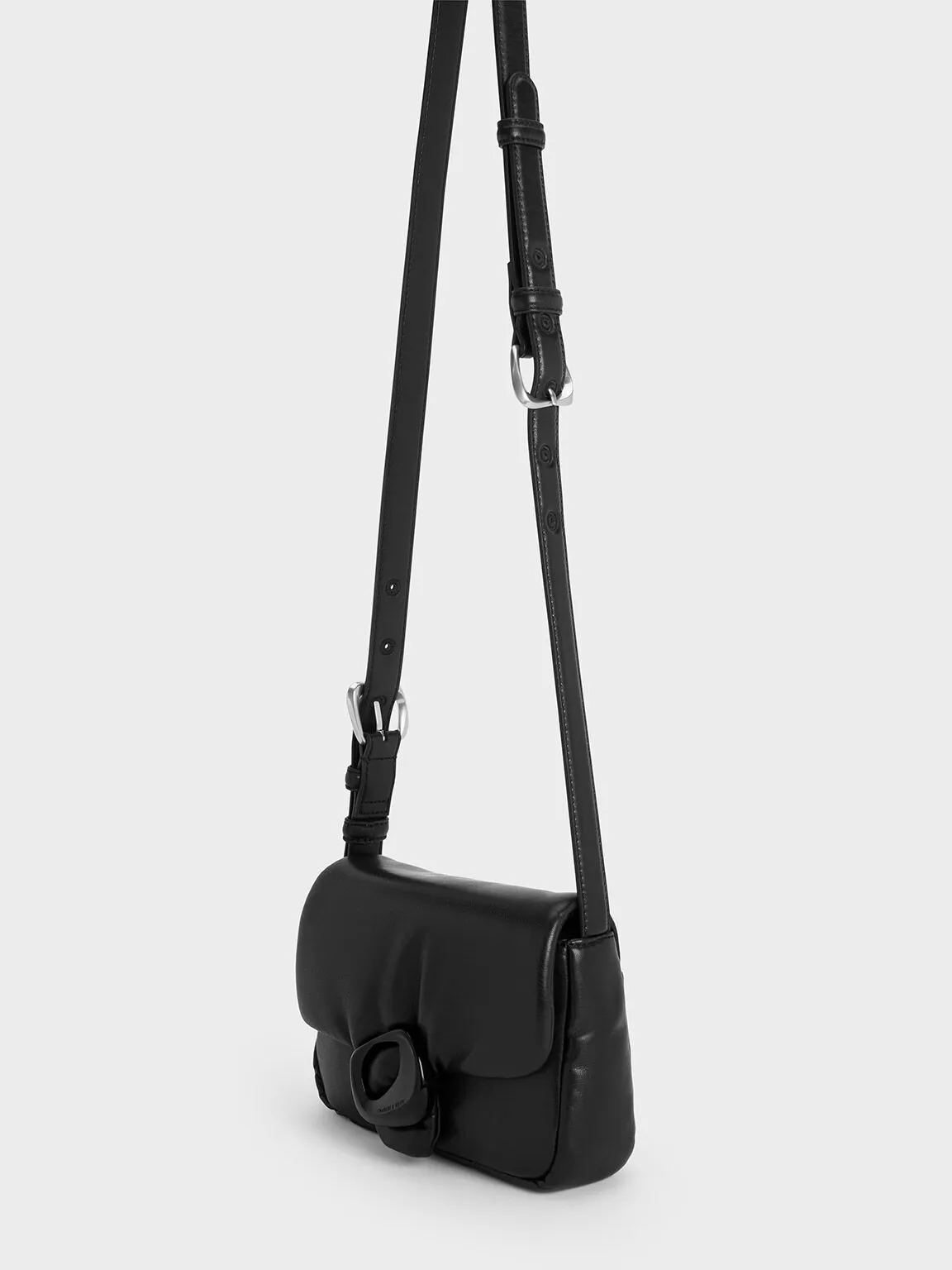 Moore Padded Shoulder Bag - Noir