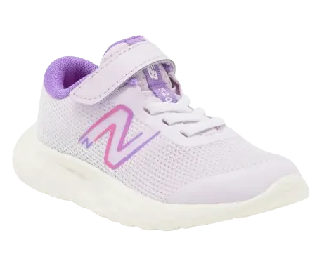 New Balance 520v8 Bungee Lace Hi-Lilac/White